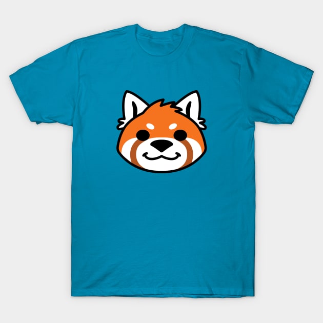 Red Panda T-Shirt by kaeru